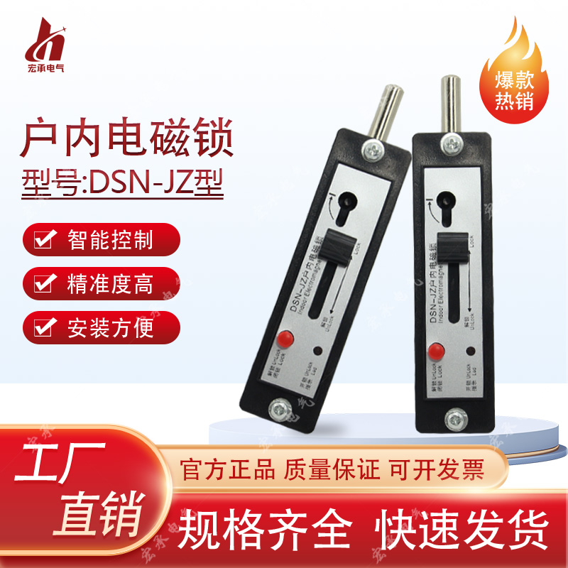 DSN-JZ充气柜环网柜户内电磁锁ACDC24V-48V或者110V-220V