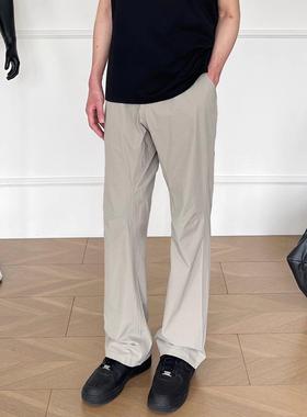 CEZPHISON素版Cronin轻薄剪裁休闲长裤软壳速干户外微喇叭裤子男