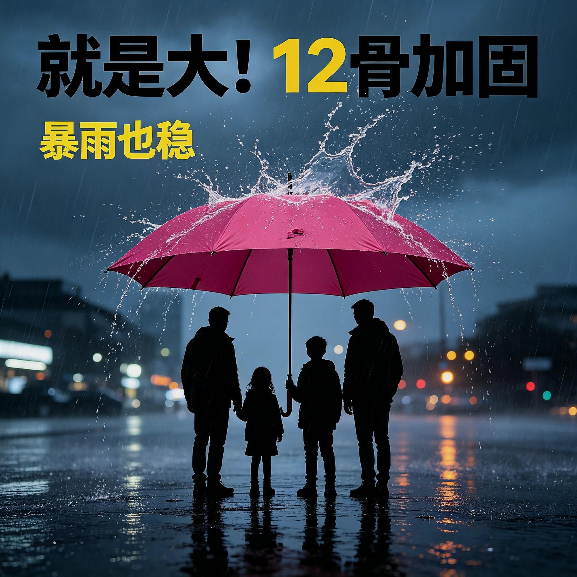 帐篷布女生高颜值加大雨伞加固加