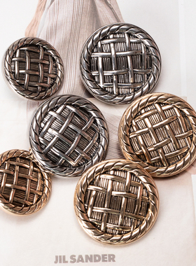 针织大衣纽扣风衣扣子外套西装圆形金属衣服钮扣毛呢小配件妮子女