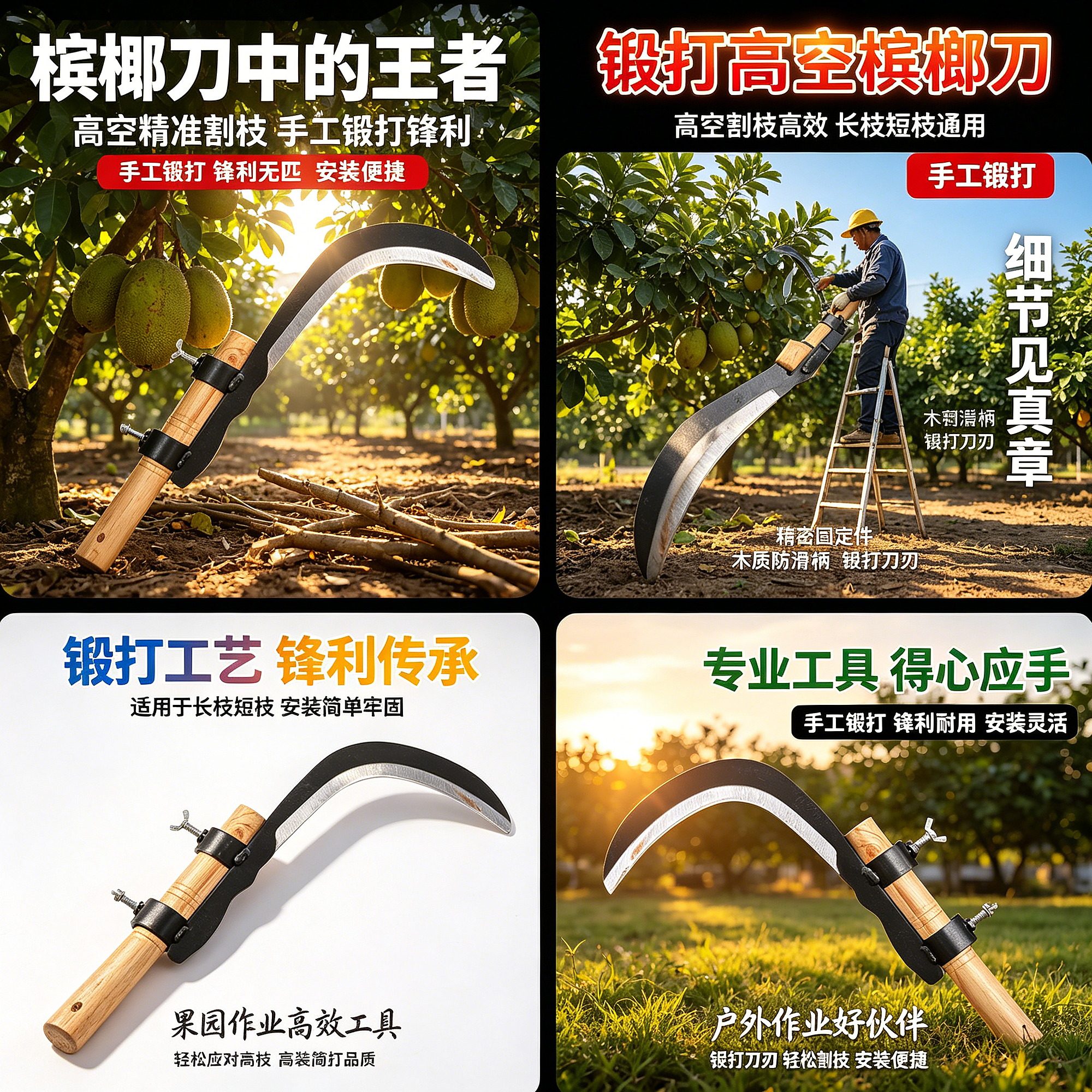 高空修剪家用钓鱼水草收割摘割