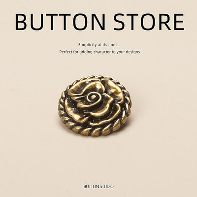 貂皮大衣毛衣开衫扣子高端精致