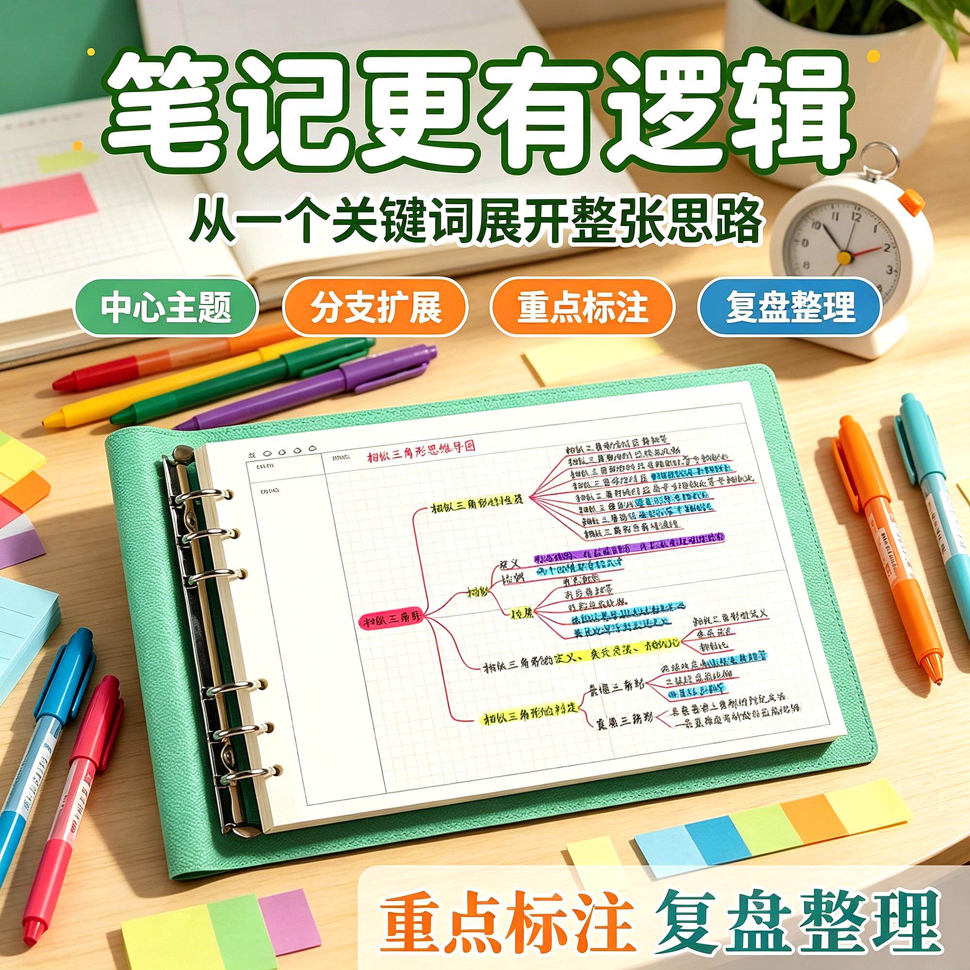 数学笔记考研本子思维导图笔记