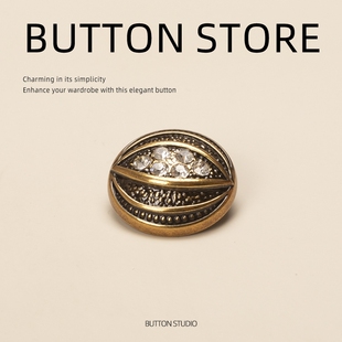 毛呢外套外公 女孩短款 中年人工装 白色大衣纽扣外套钮扣扣子好看