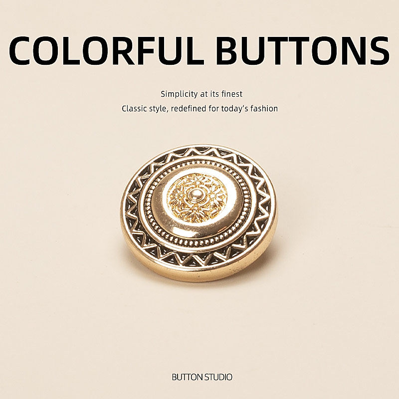 马甲女士西装背带裤毛衣开衫扣子高端精致时尚衣服纽扣配件宝宝香