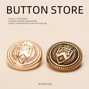 帽子扣2厘米高端穿搭大衣纽扣外套钮扣扣子A字裙短款 毛呢外套前