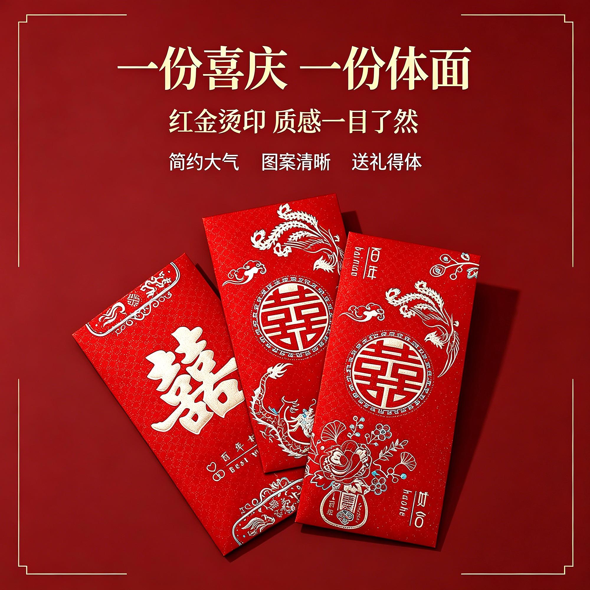 宝宝敬茶结婚红包专用喜包高级