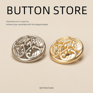 红色大衣西裤毛衣开衫扣子高端精致时尚衣服纽扣配件大全西装小孩