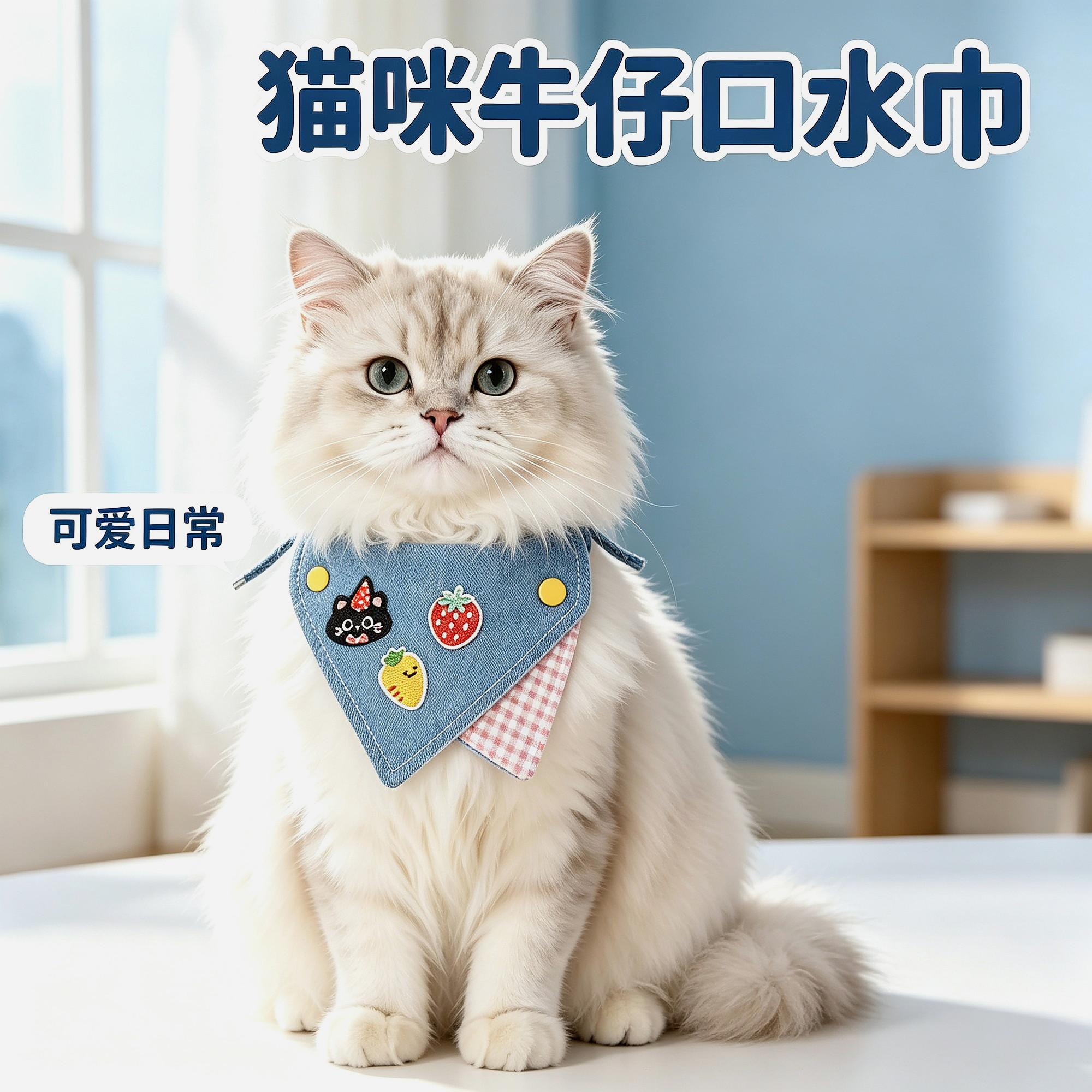 猫防舔装饰品夏季猫项圈防舔猫咪