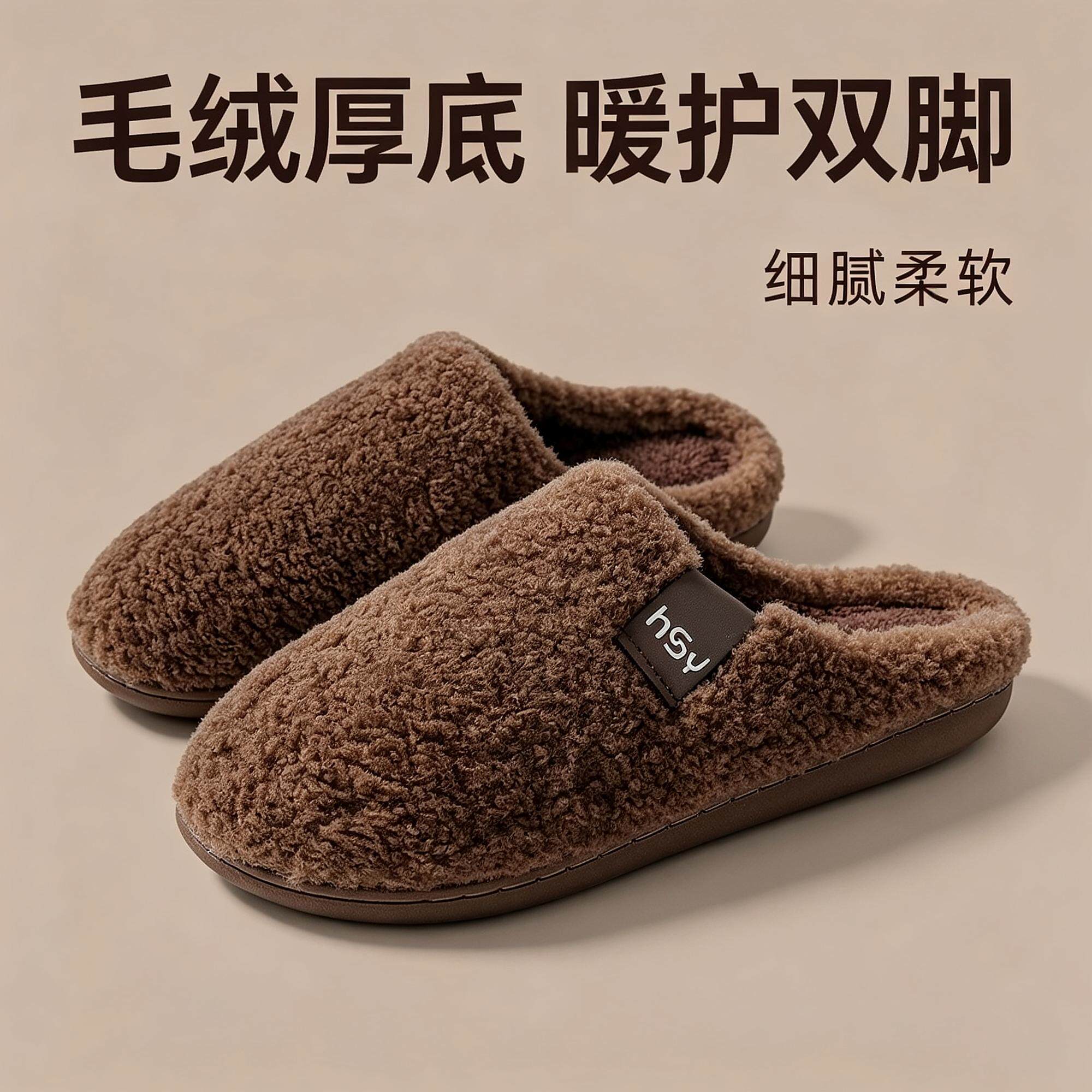 老式手工老年男款大码女士棉拖