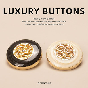 儿童香云纱紫色可爱毛衣开衫扣子高端精致时尚衣服纽扣配件装饰大