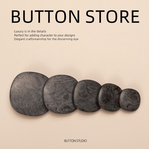 服饰扣雾霾蓝纽扣扣子配红色演