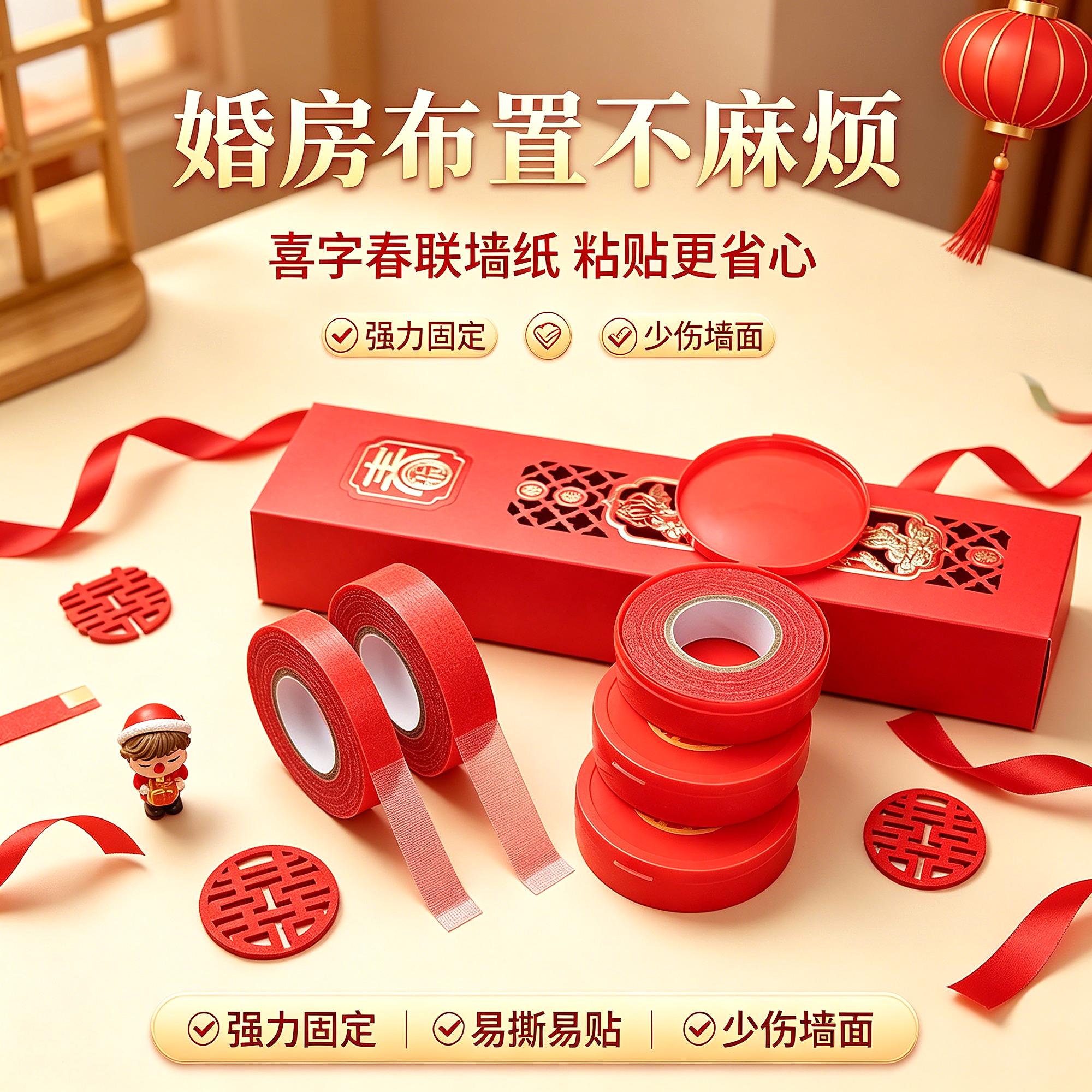 结婚气球无痕双面胶点胶纳米点