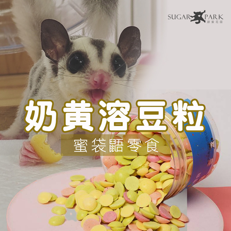 萌宠零食溶豆粒蜜袋鼯