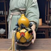 葫芦专用网兜酒葫芦网兜花钱铃铛款 网红酒葫芦网兜 爆款