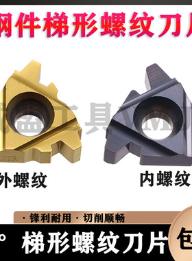 德国日本进口数控内外梯形螺纹刀片16ER/22IR 2/3/5/6TR 车床合金