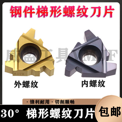 德国日本进口数控内外梯形螺纹刀片16ER/22IR 2/3/5/6TR 车床合金
