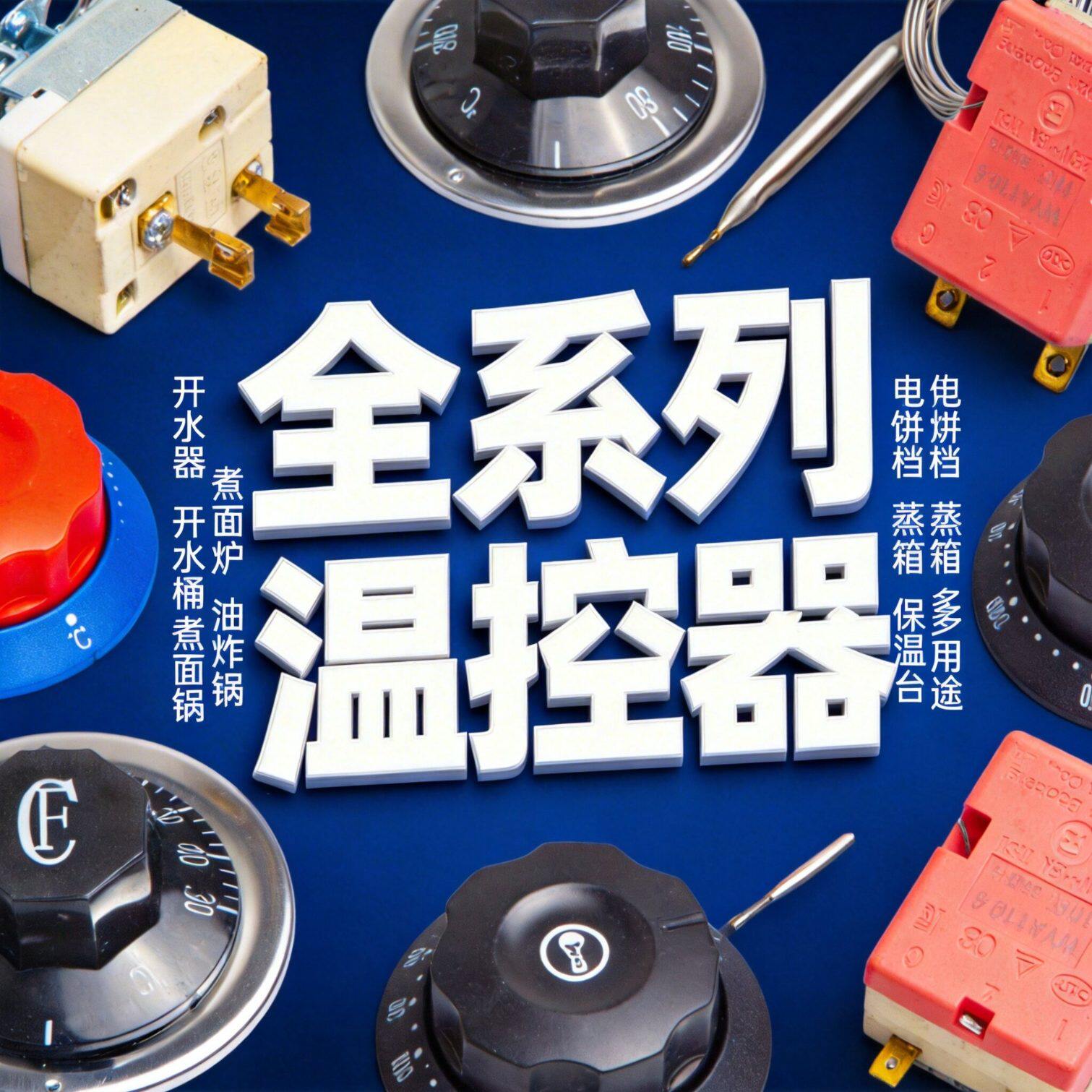 温度控制器温控器配件热水器电热锅限温器油炸炉50-300度可调25A