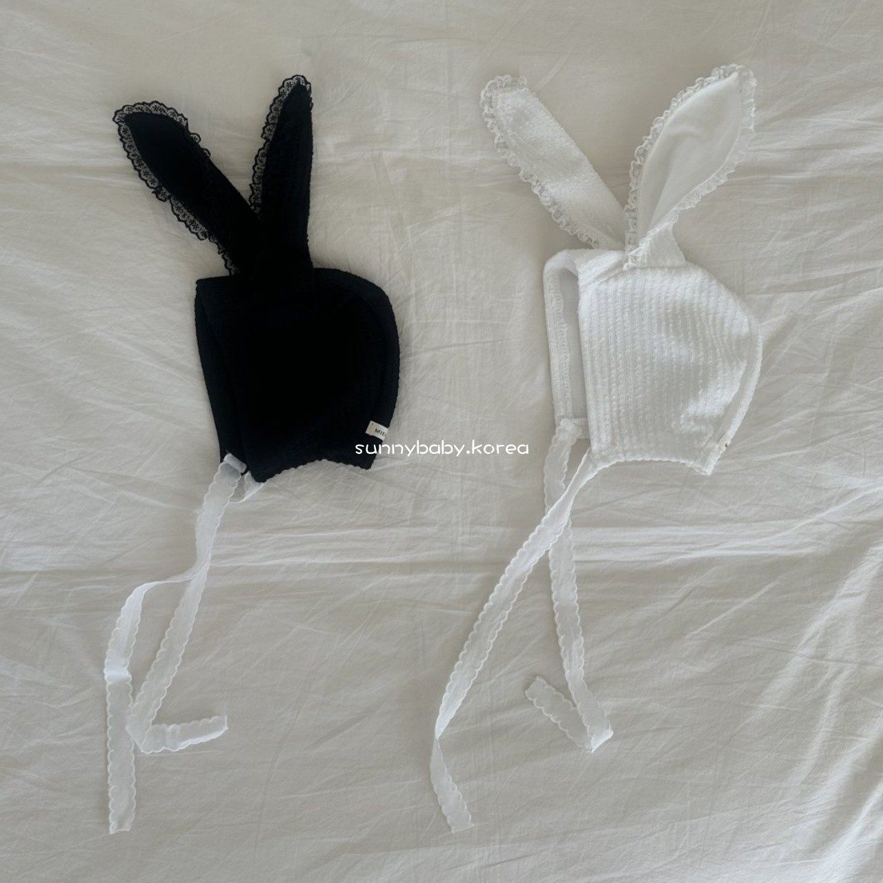 MIEN BloomB韩国进口童装代购 26春款女小童婴童蕾丝兔耳朵包头帽,童装/婴儿装/亲子装,帽子,淘宝优惠券,粉丝福利购,淘宝优惠卷