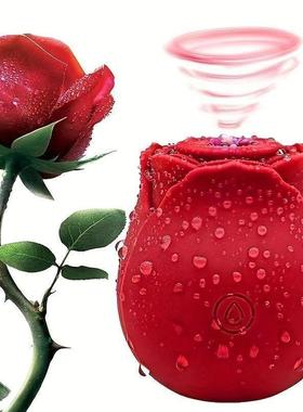 Rose Shape Vagina Sucking Vibrator Intimate Good Nipple Suck