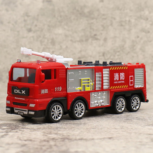 儿童消防车玩具宝宝滑行耐摔校车2-3岁环保云梯车登高车救火车