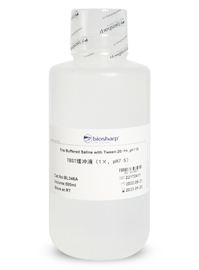 白鲨Biosharp BL346A TBST缓冲液(1X pH7.5)tris缓冲盐溶液 500ml
