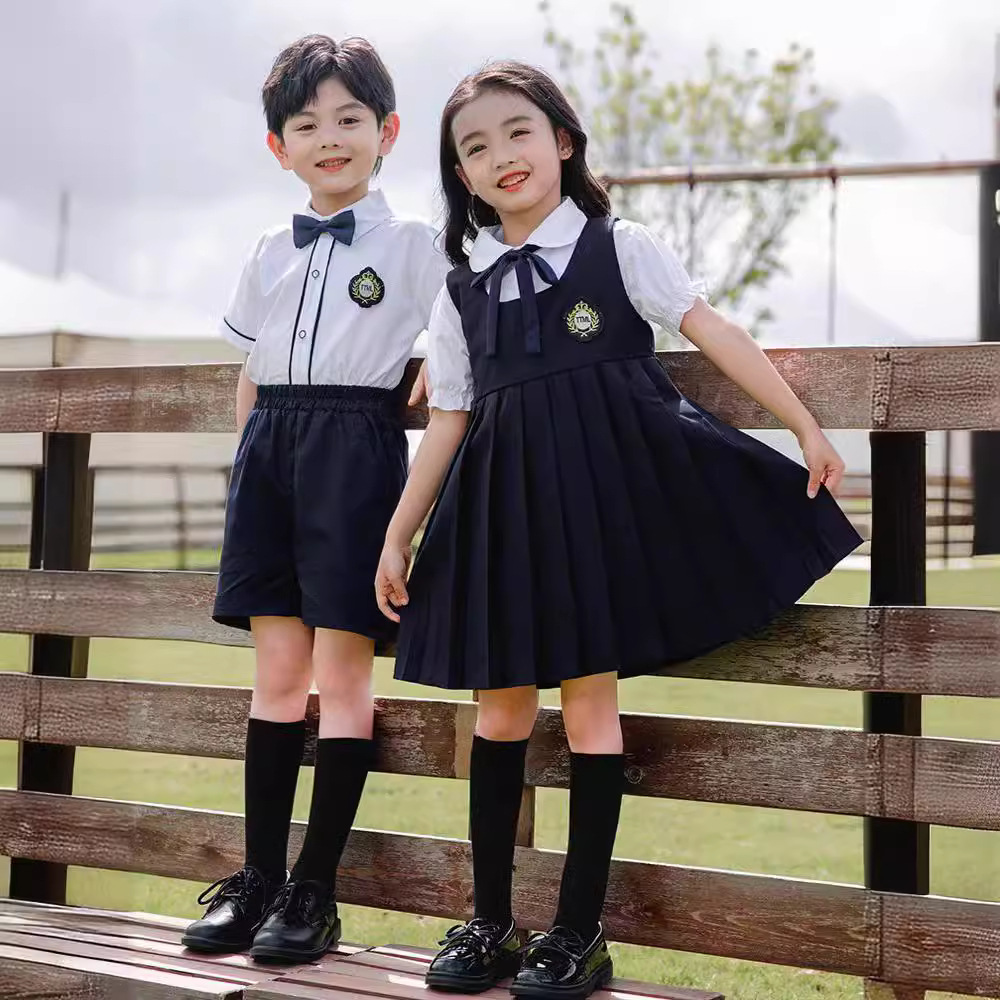 幼儿园园服夏装儿童班服小学生校服朗诵比赛合唱服毕业照演出服装