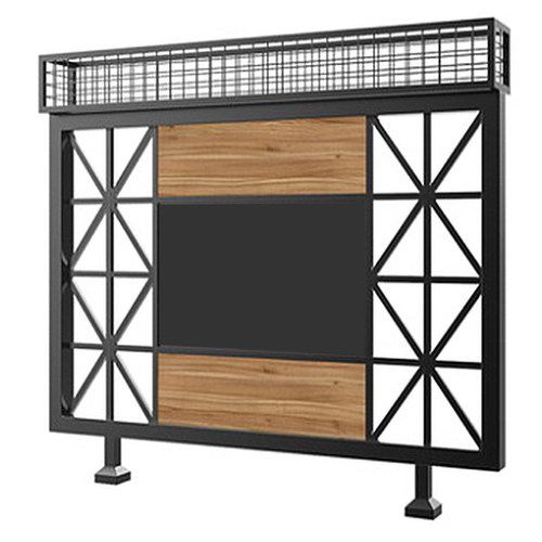 铁艺餐厅隔断室内围栏火