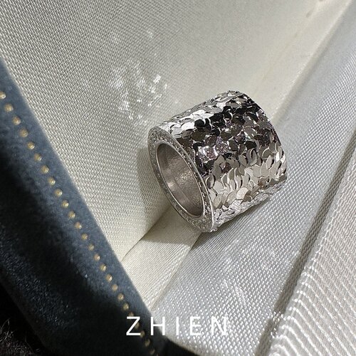 S925纯银碎冰冰吊坠转运珠隔珠