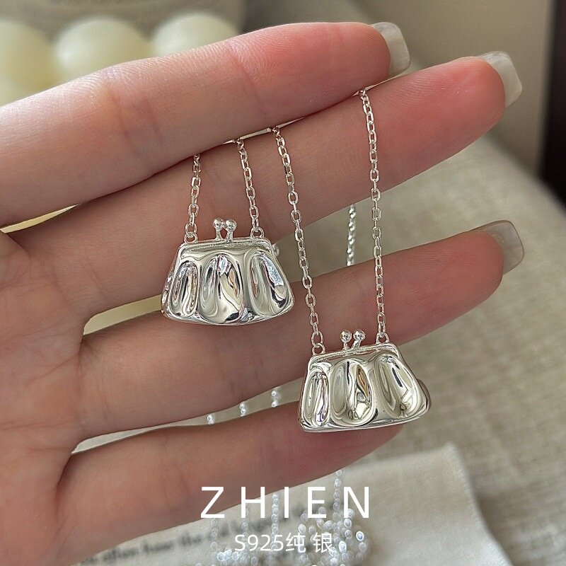 925纯银锁骨链短款小众设计款