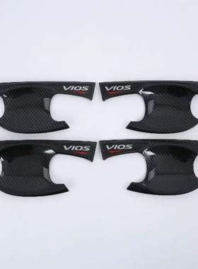 toyot海外全新一代vios改装拉手门碗装饰贴2019款vios门把手