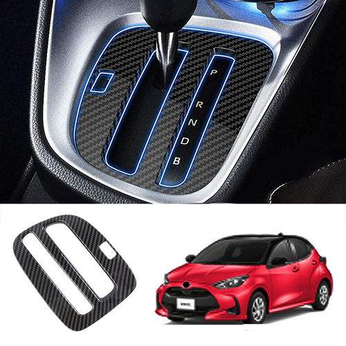 适用于丰田yaris/yaris cross右驾排挡框改装排挡面板装饰亮框贴