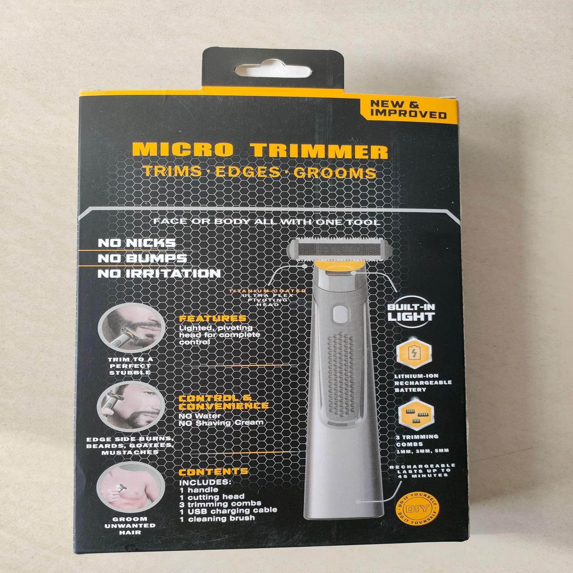 新款造型胡须刀多功能电动剃须刀胡子修剪器刮胡刀剃毛器一件