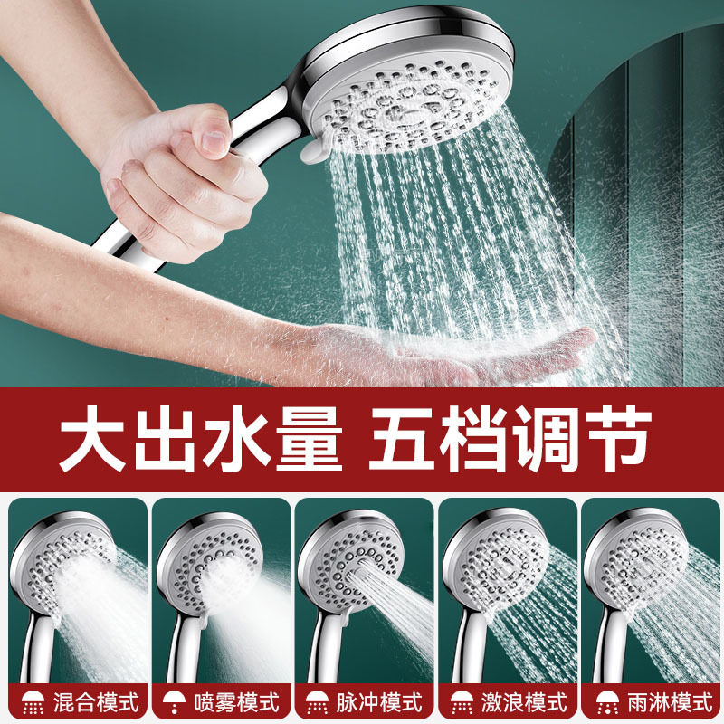 超粗孔老式花洒喷头大出