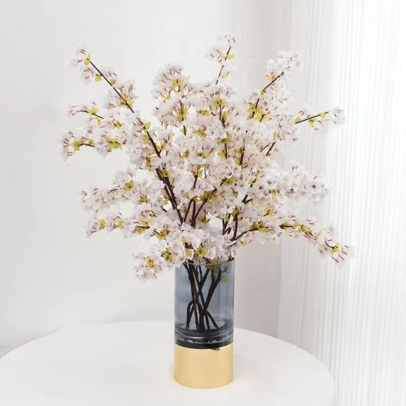 仿真4叉多头樱花婚礼庆典绢花假花影楼装饰樱花树拱门花