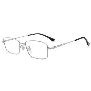 里斯特钛合金镜架小框近视眼镜方框小脸钛架眼镜框配镜近视镜男款
