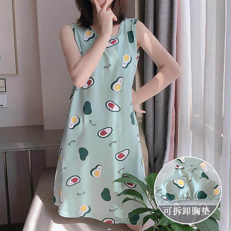 吊帶女內搭網紅爆款睡裙女2020年帶墊胸的睡衣壹體式性感中長款在類目 女士內衣/男士內衣/家居服, 睡裙中 - 來自Buy2taobao.com提供專業的淘寶代購服務