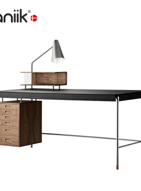 vaniik/北欧艺术设计小户型样板间 AJ52 Arne Jacobsen书桌写字台