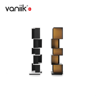 vaniik/北欧意式轻奢办公室简约书柜 Qubit 书房客厅展示柜隔断