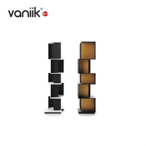 vaniik/北欧意式轻奢办公室简约书柜 Qubit 书房客厅展示柜隔断