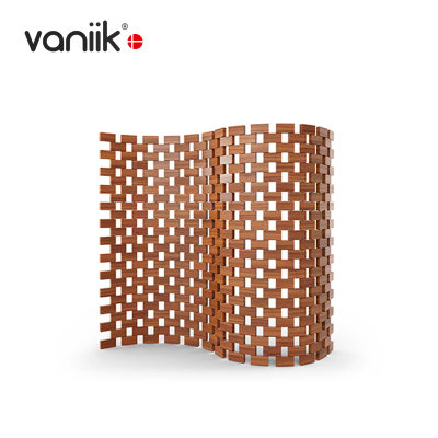 北欧轻奢设计样板间餐厅客厅大堂实木 Paravent Ambassade 屏风