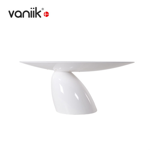 vaniik/意式轻奢设计样板间餐厅客厅玻璃钢蘑菇圆形Parabel餐桌