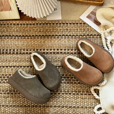 9988新款勃肯鞋女外穿厚底包头半拖鞋女一脚蹬懒人鞋