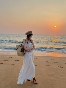 草编包重工刺绣Loe JUZI 区区欧阳同款 定制 罗家菜篮子沙滩包 y版