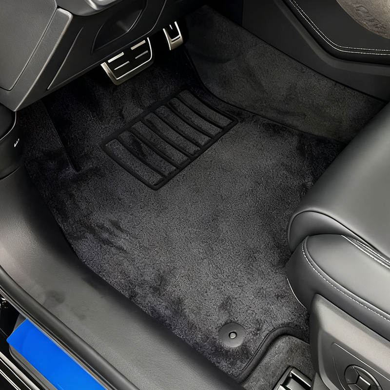 奥迪专用汽车脚垫纯羊毛地毯式