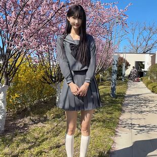 集英社【灰二本】水手服灰二本基础款正版爱学院风套装裙女学生