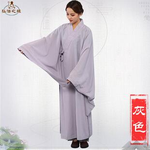 新款慧悟僧侣服海青居士服女僧人和尚衣服袈裟男佛衣禅修广袖皈依