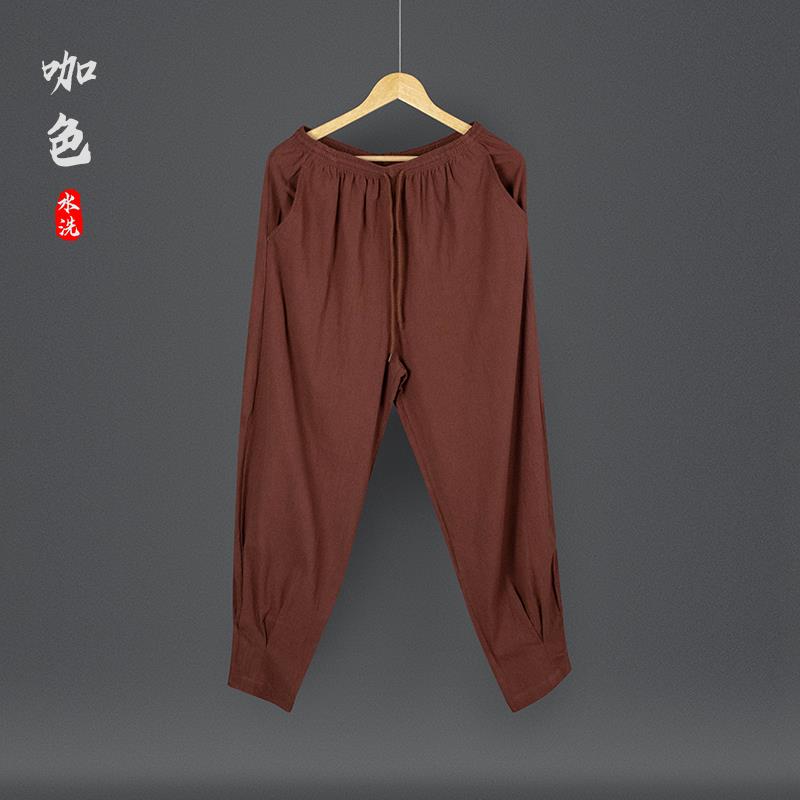 新款春秋季僧服短褂大褂纯棉套装比丘尼男出家僧人僧衣厚款小褂免