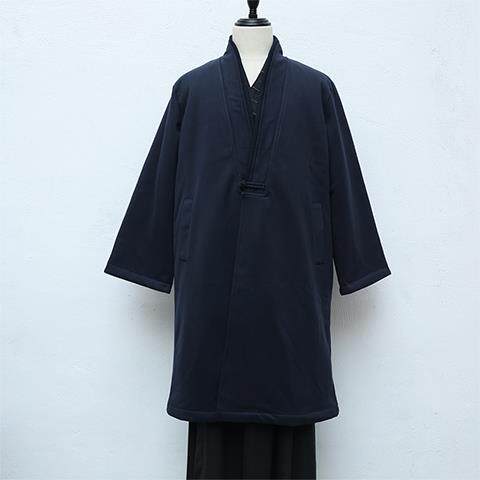 特价慈心缘僧服保暖高档羊绒呢新款冬季长款禅修外套罗纹领大衣大