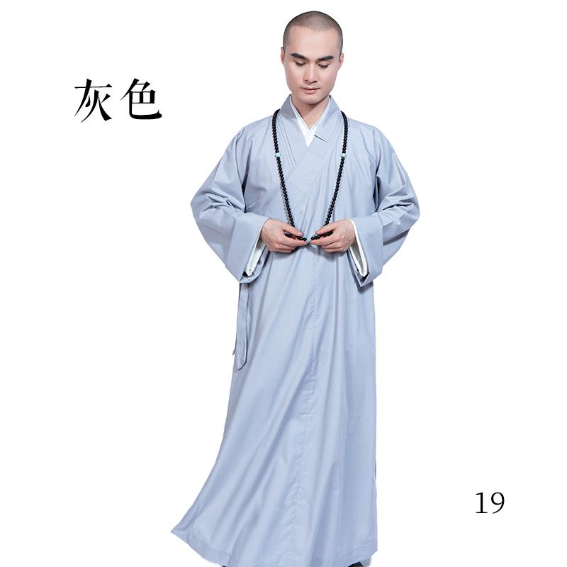 新款僧服男女款长褂大褂僧装短褂僧衣四季罗汉褂僧袍春秋季长衫
